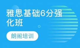 雅思基礎(chǔ)6分強(qiáng)化班